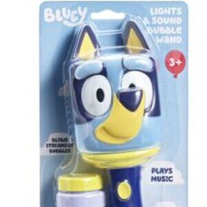 Bluey Little Kids Inc. Bluey Light & Sound Bubble Wand New